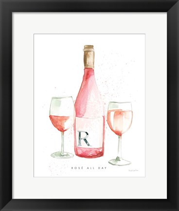 Framed Pop the Cork II Print