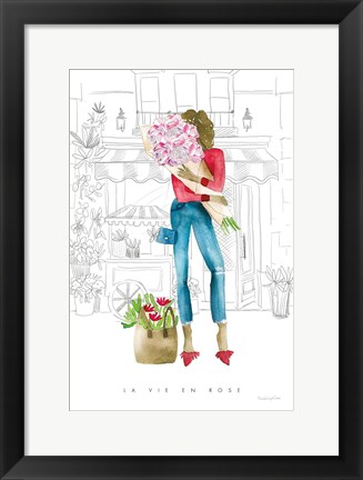 Framed Paris Girlfriends V Print