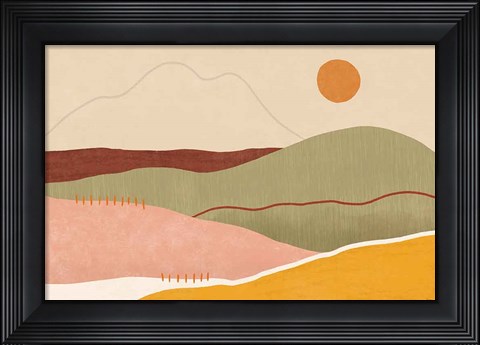 Framed Warmscape II Print