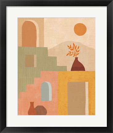 Framed Simple Scenes II Print