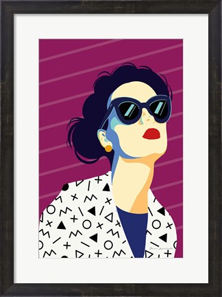 Framed Style and Attitude III Print