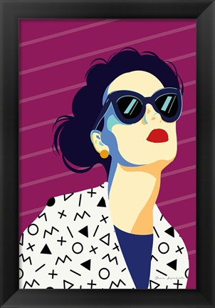 Framed Style and Attitude III Print