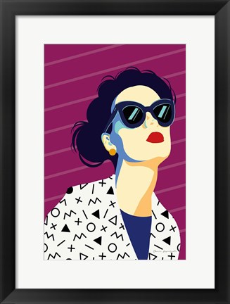 Framed Style and Attitude III Print