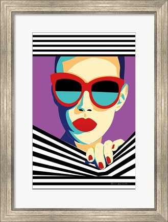 Framed Style and Attitude II Print