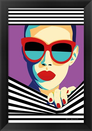 Framed Style and Attitude II Print