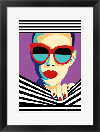 Framed Style and Attitude II Print