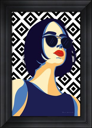Framed Style and Attitude I Print