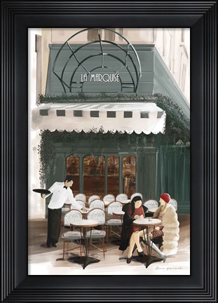 Framed Paris Bistro Print