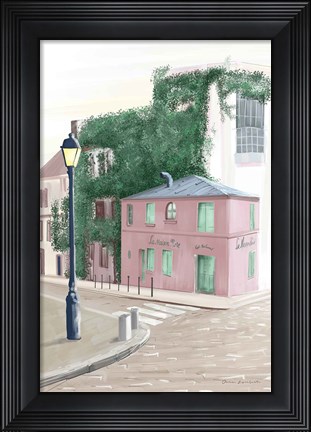 Framed Montmartre Paris Print