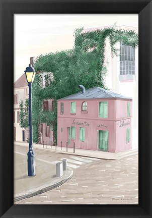 Framed Montmartre Paris Print