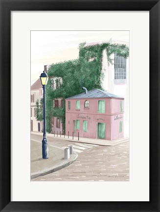 Framed Montmartre Paris Print