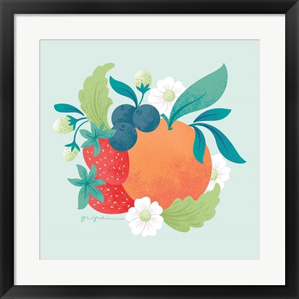 Framed Market Fresh II Print