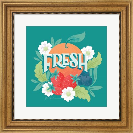 Framed Market Fresh I Print