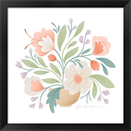 Framed Sweet Bouquet II Print