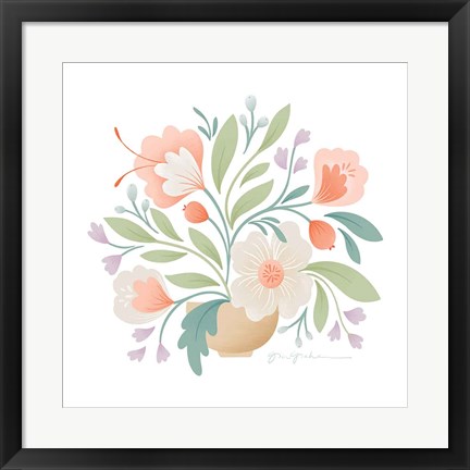 Framed Sweet Bouquet II Print