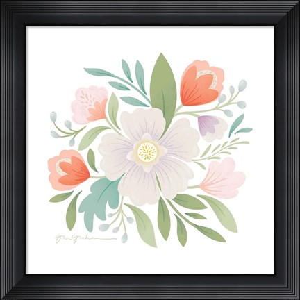 Framed Sweet Bouquet I Print