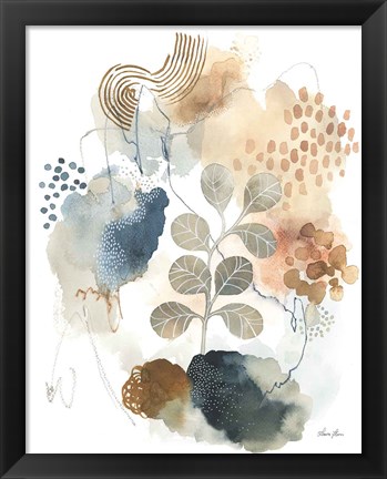 Framed Serene Nature I Print