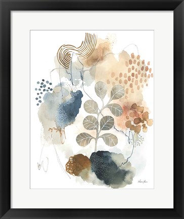 Framed Serene Nature I Print