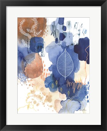 Framed Indigo Bliss II Print