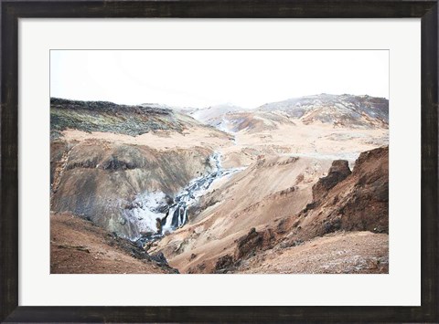 Framed Reykjadalur Hot River Print