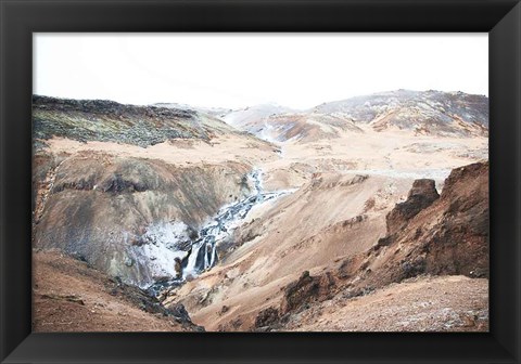 Framed Reykjadalur Hot River Print