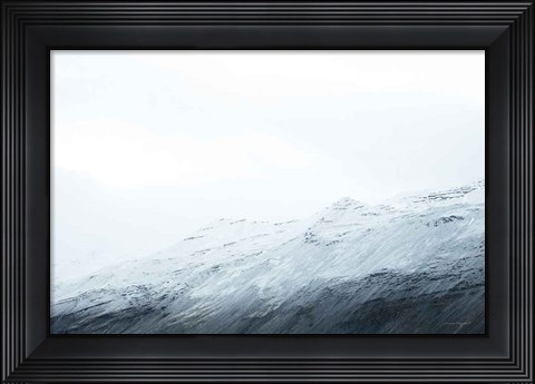 Framed Mountain Gradient Print