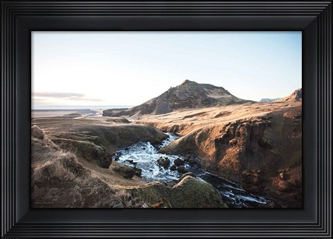 Framed Above Skogafoss Print