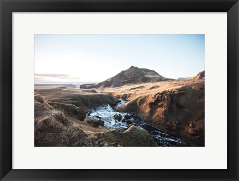 Framed Above Skogafoss Print