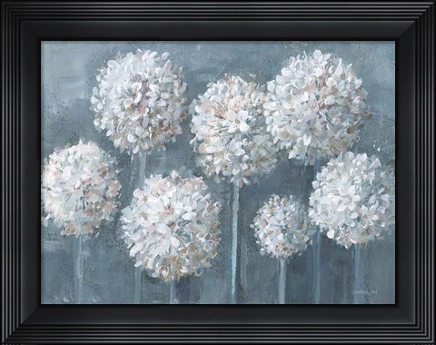Framed Simple Agapanthus Print