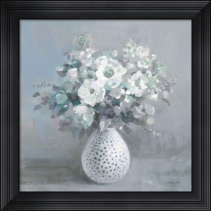 Framed Touch of Spring II Sage Print