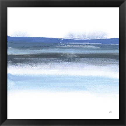 Framed Shaded Blues IV Print