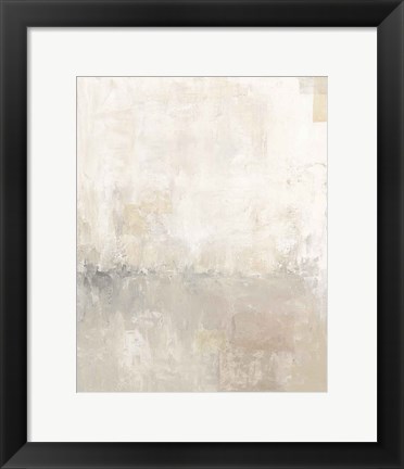 Framed Gray Morning Light II Print