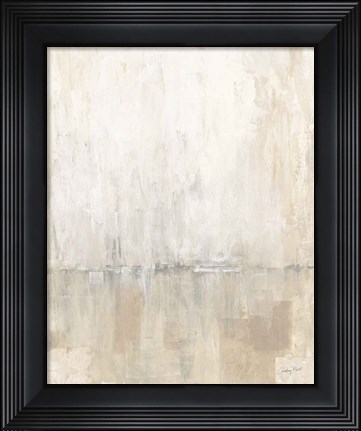 Framed Gray Morning Light I Print