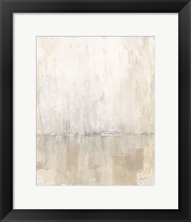 Framed Gray Morning Light I Print