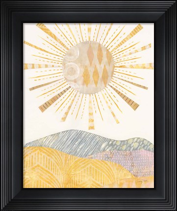 Framed Boho Sunshine II Print