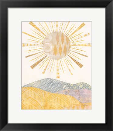 Framed Boho Sunshine II Print