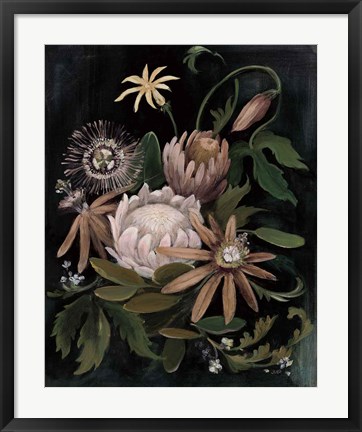 Framed Flower Show II Crop Neutral Print