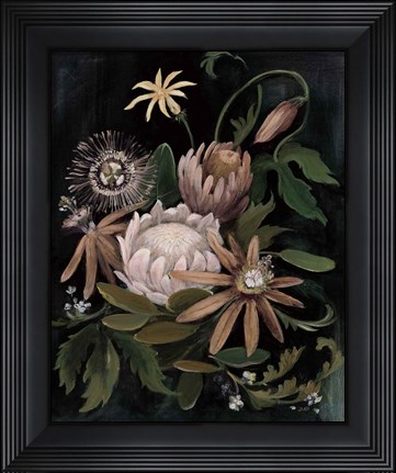 Framed Flower Show II Crop Neutral Print