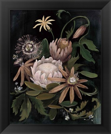 Framed Flower Show II Crop Neutral Print