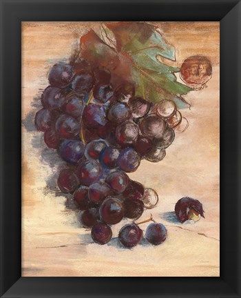 Framed Grape Harvest III No Label Print