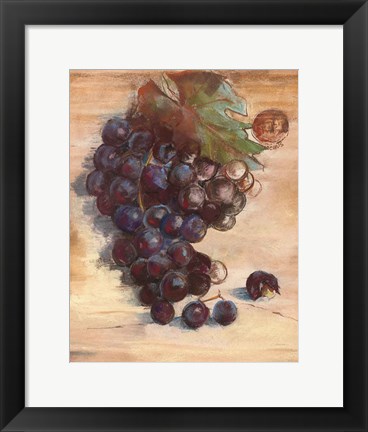 Framed Grape Harvest III No Label Print