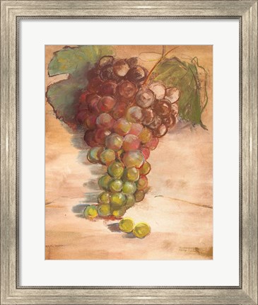 Framed Grape Harvest II No Label Print