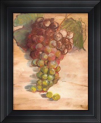 Framed Grape Harvest II No Label Print