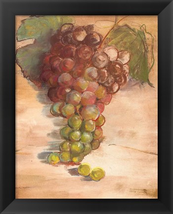 Framed Grape Harvest II No Label Print