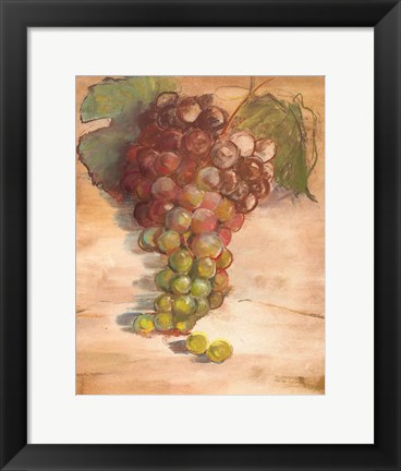 Framed Grape Harvest II No Label Print