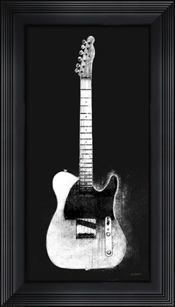 Framed Garage Band I WB Print
