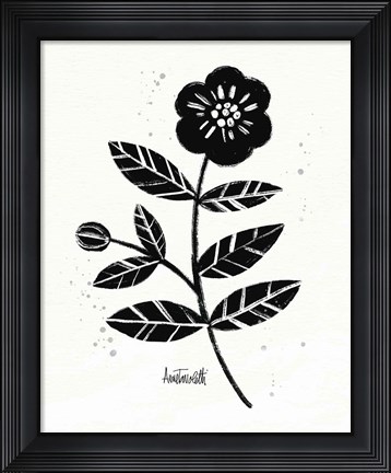 Framed Bold Blooms IV Print