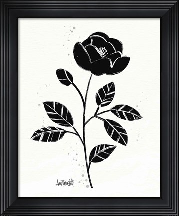 Framed Bold Blooms II Print