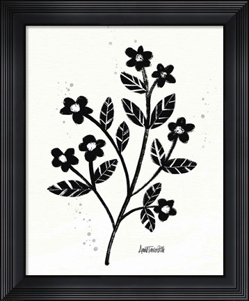Framed Bold Blooms III Print