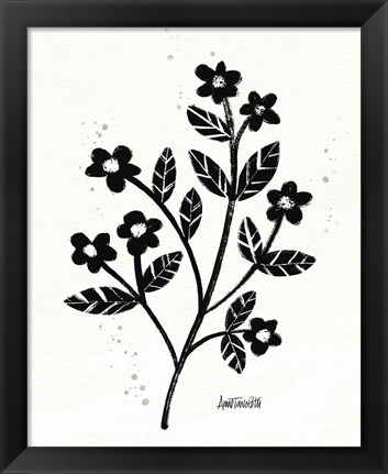 Framed Bold Blooms III Print